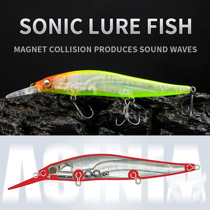 ASINIA Professional  110mm 14g Dives 1.8m/ SP Fishing Lures 
JERKBAIT FOR BASS, PIKE, WALLEYE, TROUT/SALMON, PERCH, CRAPPIE