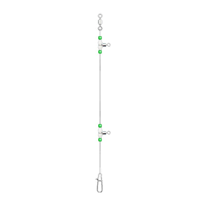 Night Glow Fishing Leaders Fishing Leader  with Swivels and Snaps  for Saltwater Freshwater
