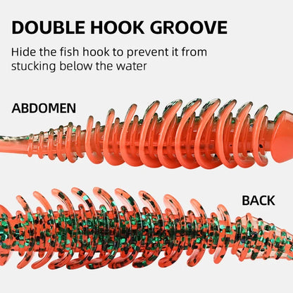 MEREDITH Soft baits 65mm 80mm Silicone Paddle-tail-minnow ALL SPECIES