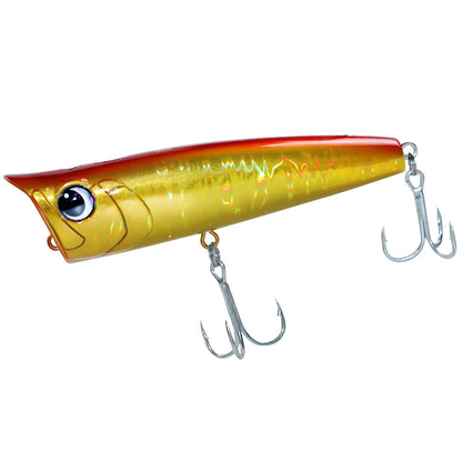 Popper Fishing Lure, Floating , 3D Eyes-  for Freshwater Saltwater Surface Fishing