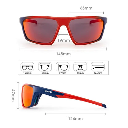 Kapvoe Fashion Polarized Sunglasses Cycling Glasses UV400 Eyewear for Men or Women-Fishing, Driving, Climbing, Outdoor Sports