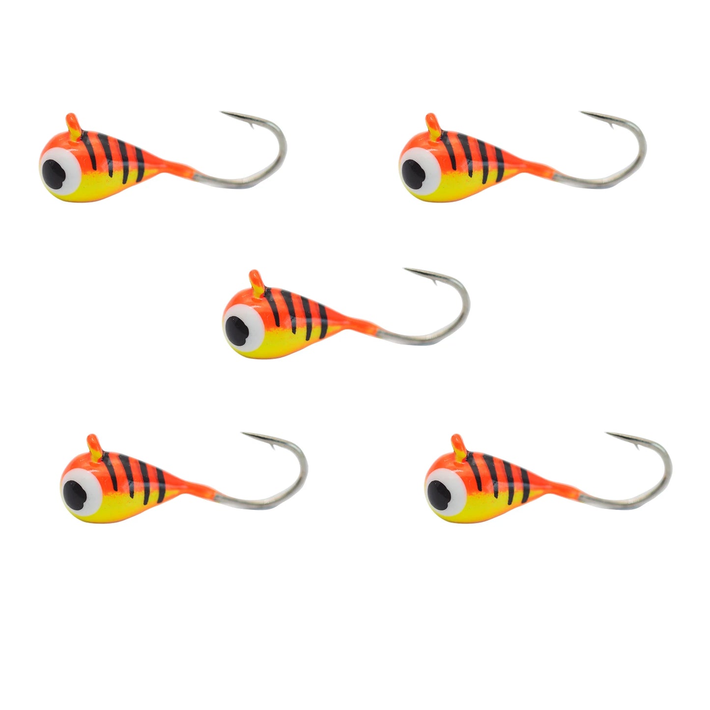 Tungsten Ice Jigs, Glow Tungsten Ice Fishing  Jigs for Crappie, Panfish, Walleye, Trout