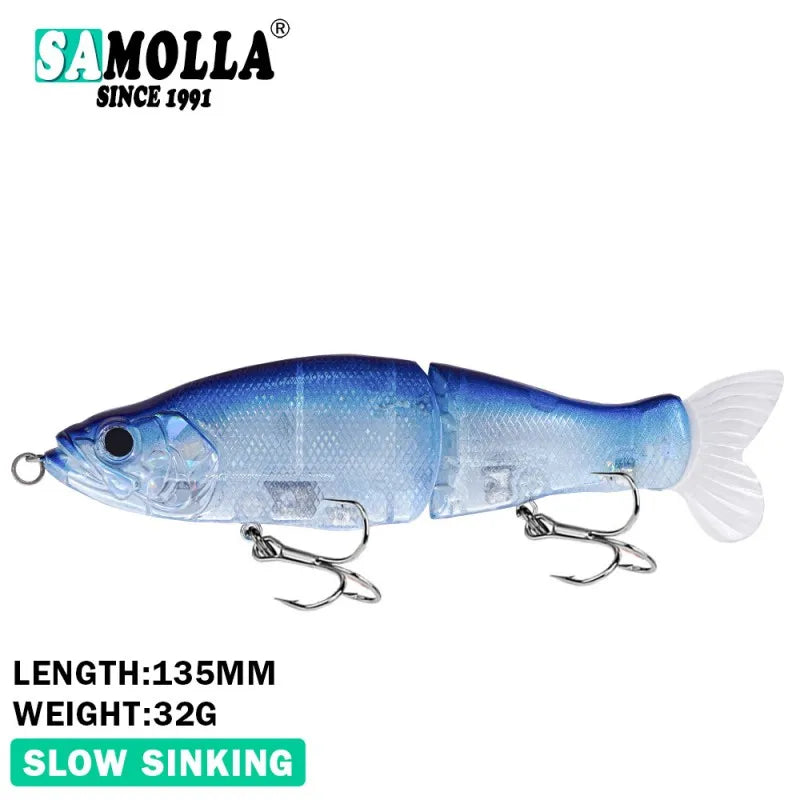 Balam Glide Bait- Pike Lure- Bass, Catfish- Saltwater Hard Lure- Glidebait- Leurre De Pêche