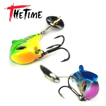3pcs 4pcs THETIME JINLING Spinner VIB Baits, Vibration For Bass, Pike, Trout, Walleye