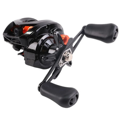 Baitcasting Reel Magnetic Brake System Baitcasting Fishing Reel Right Left Hand High Speed Fishing Reel for Fresh, Saltwater