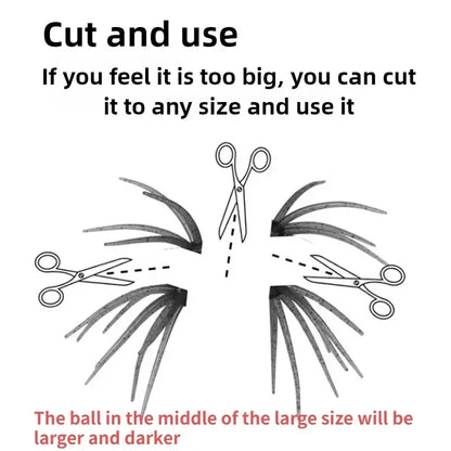 -HOT NEW TECHNIQUE for BASS- Texas Rig or Jighead, Fish This Floating Soft Bait Like any other Plastic for BASS
 2.7g 8.2g 24 Tentacled Urchin Nest- Soft Plastic Bait Ball for BIG BASS, Perch, Mandarin Fish, Snakefish, Catfis