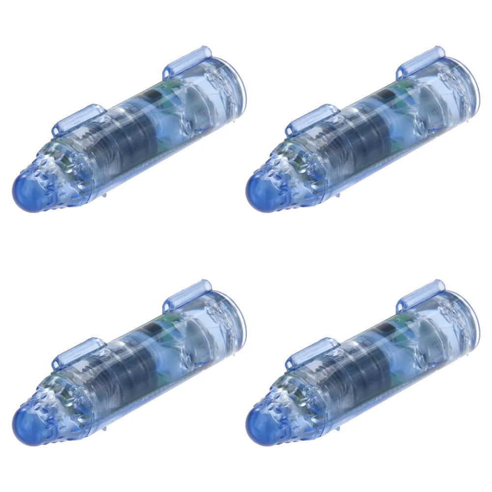 1-10PCS Underwater Mini Fish Attraction Indicator Lure LED Flashing Light Bait Fishing Tools Deep Drop Light, Squid Bait