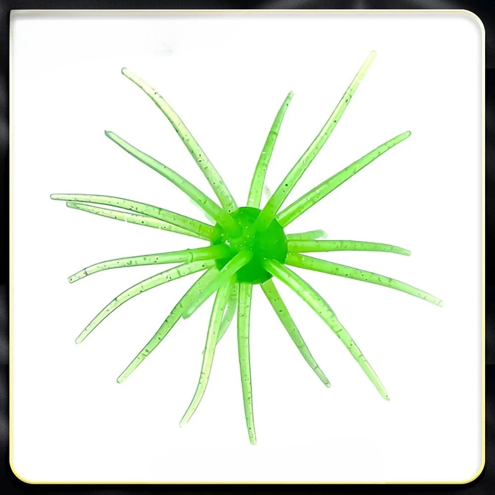 Artificial Sea Urchin Soft Lure TPE Material 2g 8g for Bass, Pike, Bream, Tilapia- HOT,NEW BASS BAIT