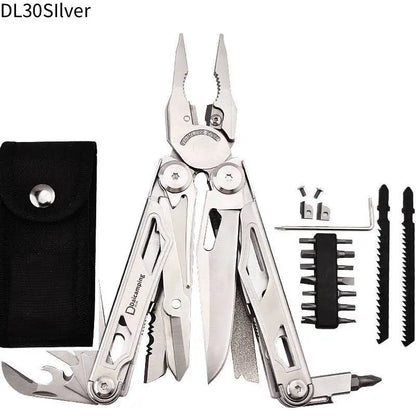 Daicamping DL1B Extra Cutter Scissors Saw Clamp Multi Tools / Clip Pliers Multifunctional Foldable EDC Folding Knife