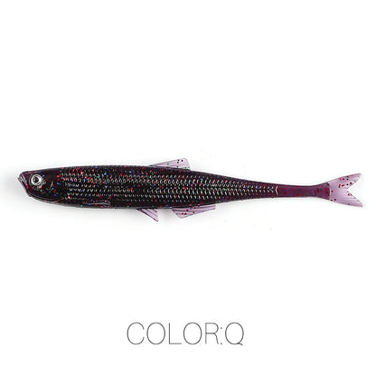 NEW Supercontinent lean ShadTeez 60mm/80mm Perch, Bass, Pike, Zander- Predator Fishing with 3d eyes