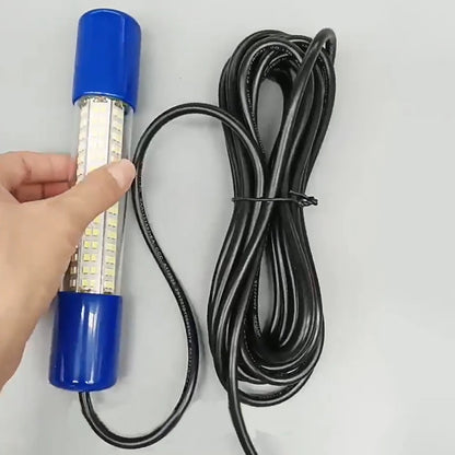 Submersible Fishing Light 50W , 12-24V Glowing Fish Attractor Waterproof for Squid, Shrimp, Krill, baitfish