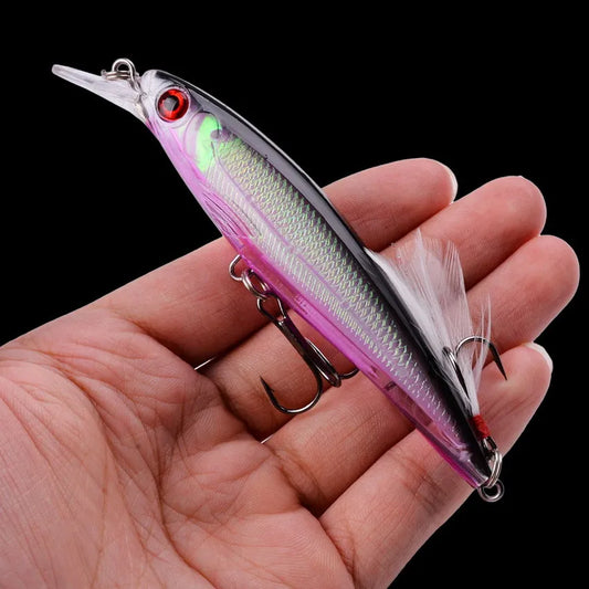Laser Minnow- 11CM 13G Japanese Jerk-Bait - GREAT for WALLEYE, BASS, PIKE, TROUT, PERCH, CARP, CATFISH