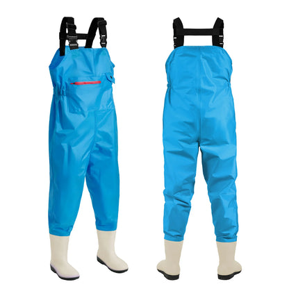 Ghosthorn Chest Waders for Kids Waterproof Youth Waders for Hunting Fishing Waders with Boots nylon Waders for Children