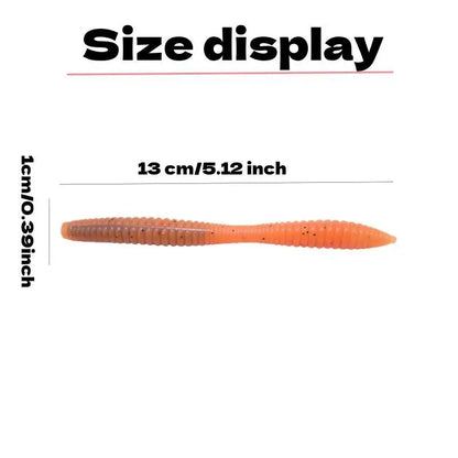 Flat Tail Grub, plastic for Bass, Trout, Walleye