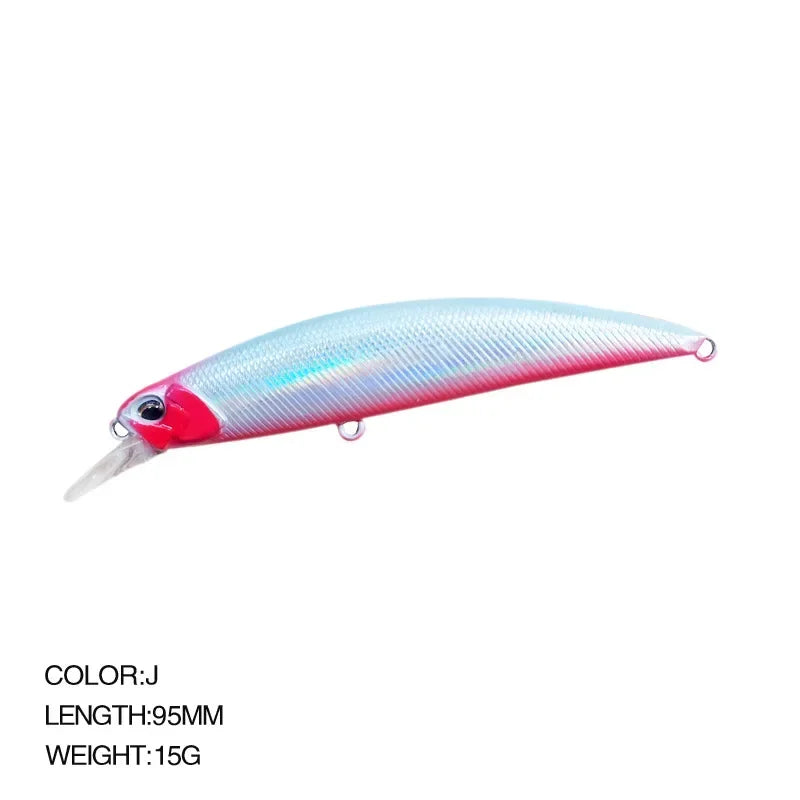 9.5cm 15g SPEARHEAD RYUKI 95S Long Cast, Sinking, Jerkbait