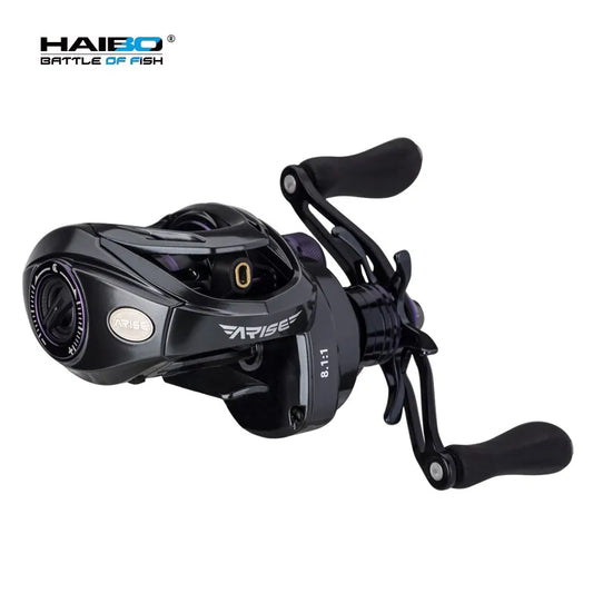 Haibo 23 ARISE PRO/PRO+ Baitcasting Fishing Reel 11B+1RB 6.4:1-8.1:1 Freshwater and Sea, Long Casting- Snakehead