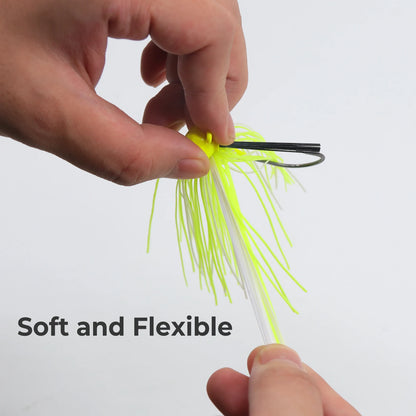 9KM Chatterbaits,  PVC Blades , Football Jig ,Silicone Skirts, Weedless Jig Head for Bass Fishing