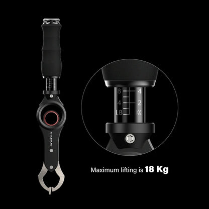 Gomexus Fish Lip Gripper with Scale, Max 40lbs , for Safe Handling Fish