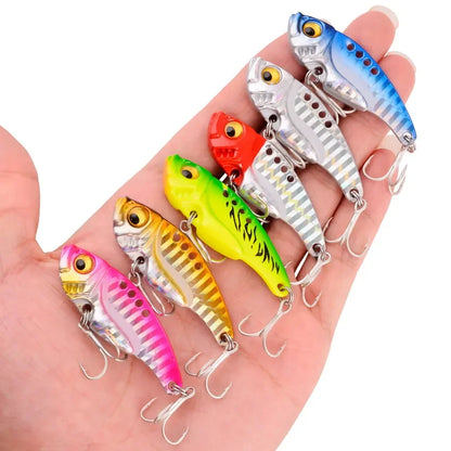 Aorace 5pcs/box Metal VIB 3/7/10/15/20g Fishing Lure, Vibration Spoon, BLADE-BAITS/ VIB Tackle
