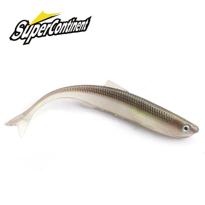 NEW Supercontinent lean ShadTeez 60mm/80mm Perch, Bass, Pike, Zander- Predator Fishing with 3d eyes