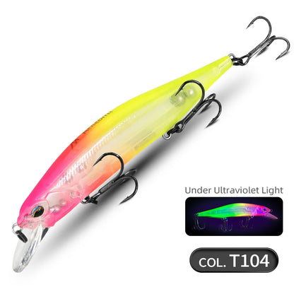 MEREDITH 110SP 17g Suspending Minnow Fishing Lures Saltwater Freshwater Long Casting, Jerkbait