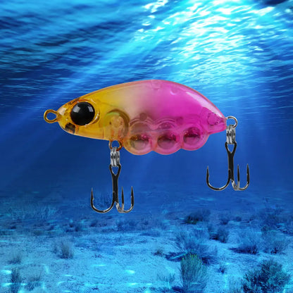 3.9g/35mm Mini Hard Bait Fixed Weight Steel Ball Trout Lure, for Perch, Trout, Bass
