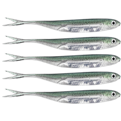 THKFISH 5pcs/6pcs  Lures 100mm 75mm Soft Silicone  3.9g Soft Lure For Bass, Trout, Walleye, Pike Fishing