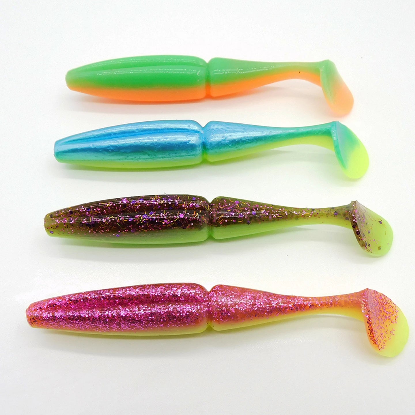 ESFISHING Pike, Walleye, Bass Fishing Lure 100mm125mm155mm 200mm- Easy Shiner- boot tail
