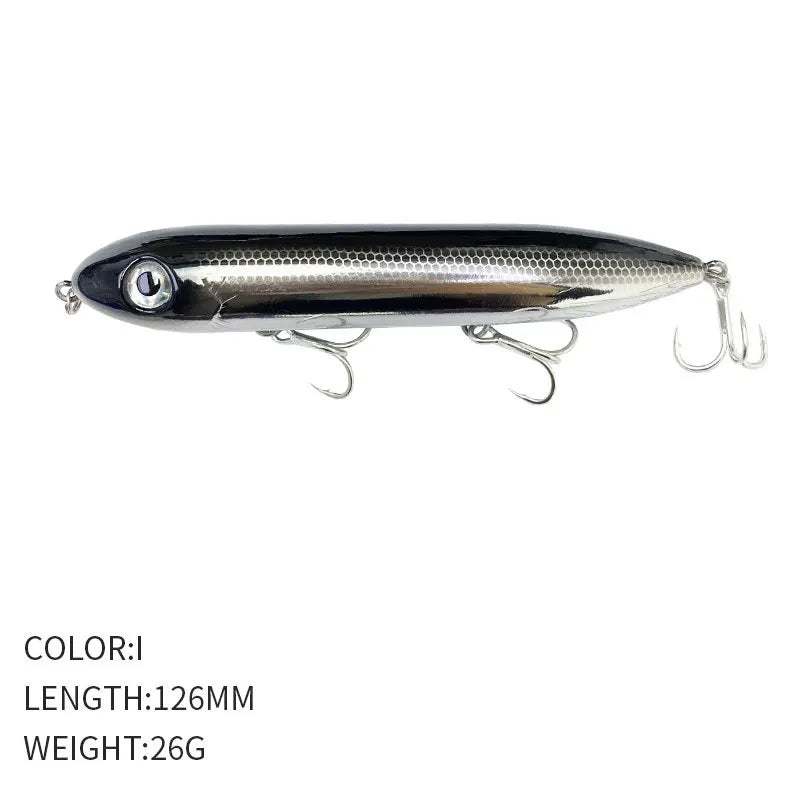 126MM 26G Pencil Fishing Lures Floating  Top Water Artificial Bait 126F Walk The Dog!