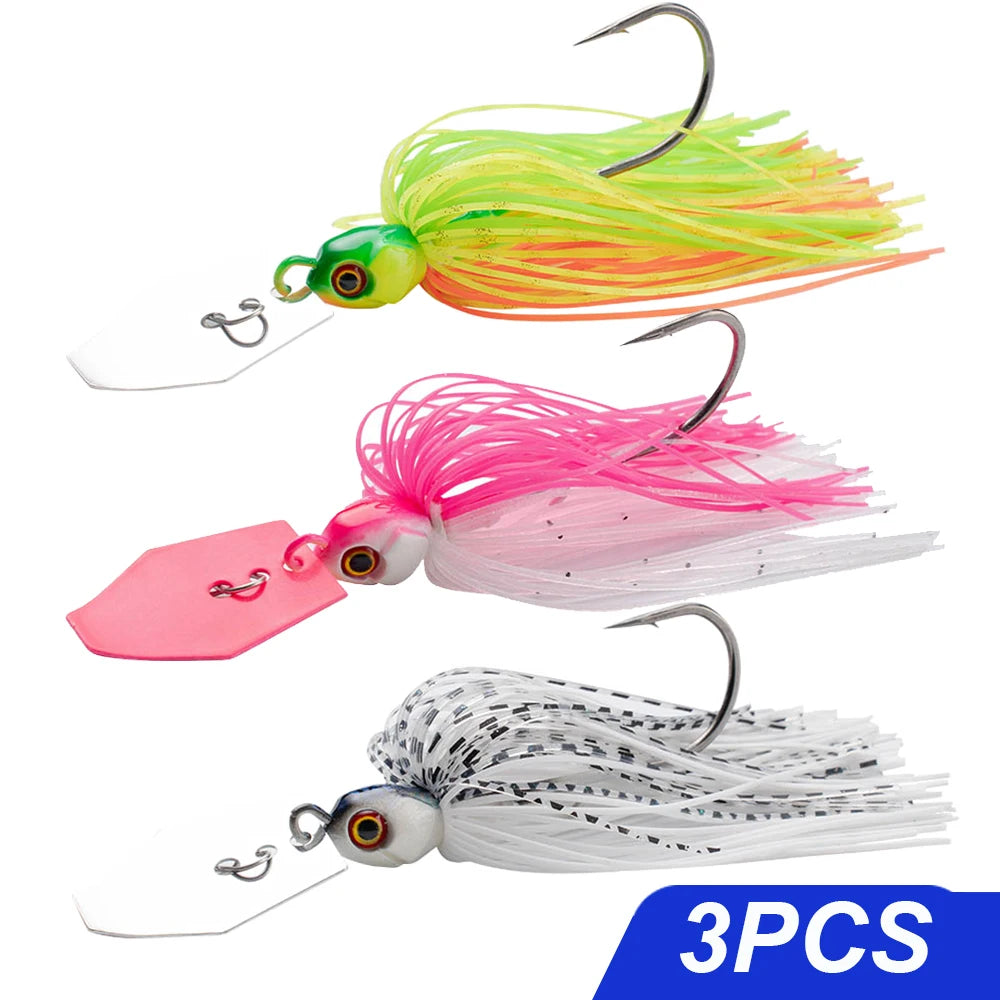 Chatter-Bait 7g/9g/12g/14g/21g  Bladed Jig Kit- For Bass, Walleye, Trout, Pike, Perch