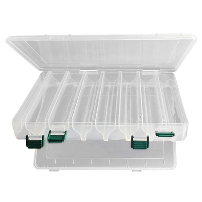 14 Grid Fishing Lure Box Large Capacity Double Sided Fishing Storage Case Portable  for  Lures