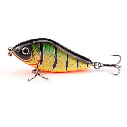 GOBASS Slider- Jerkbait 6cm/8cm/10cm Slow Sinking-for Musky, Pike, Bass VIB Crankbait / Pesca/ Leurre