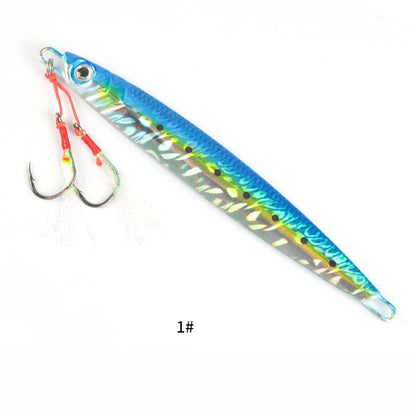 3D Metal Jigs- 60g 80g 100g 120g 150g 200g / Iron /ROCKFISH, SNAPPER, HALIBUT, LING, COWCOD, TUNA, YELLOWTAIL & OTHER DEEP OCEAN SPECIES