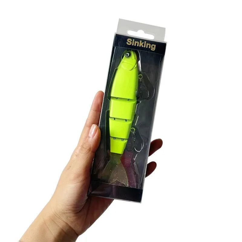 180mm 53g Balam--Jointed Glide-Bait
GREAT FOR BASS, PIKE, MUSKY, CATFISH, STRIPERS & other BIG PREDATORS