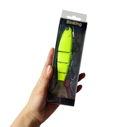 180mm 53g Balam--Jointed Glide-Bait
GREAT FOR BASS, PIKE, MUSKY, CATFISH, STRIPERS & other BIG PREDATORS