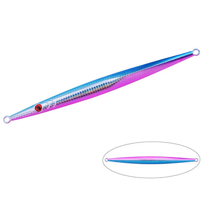 1pcs PELAGIC & BOTTOM FISH Jig - Fast Sinking And Slow Shaking, Luminous, Iron Plate 100g