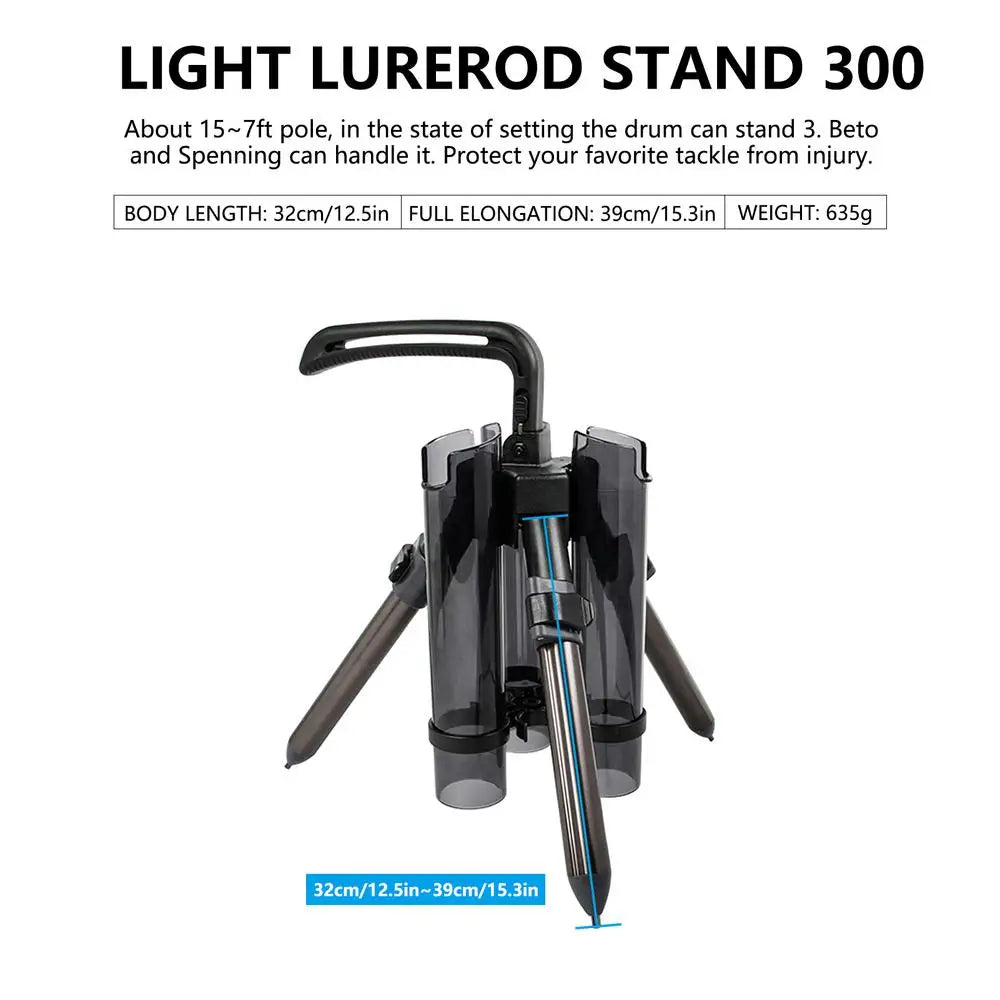 3 Fishing Rod Holder Tripod, Aluminum Alloy For Fishing