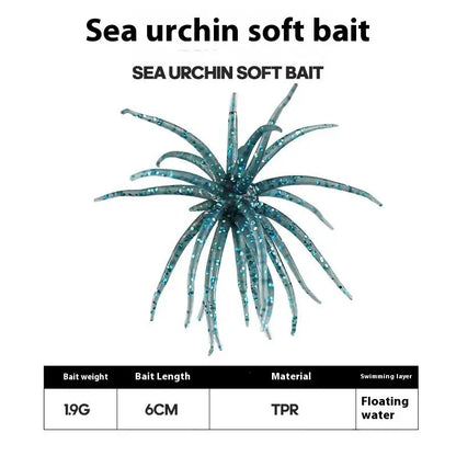1/2Pcs Simulated Sea Urchin Lures- Soft Silicone- For Bream, Pike, Sea Bass, Tilapia- Gears TPR Fishing Lure
THIS IS THE HOT NEW BASS BAIT!