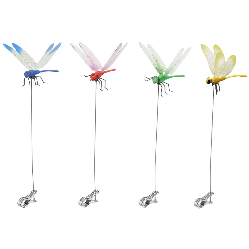 31CM Simulation Dragonfly Clip, Bug Deterrent- Realistic Dragonfly Hat Clip, Bug Repellent Dragonfly