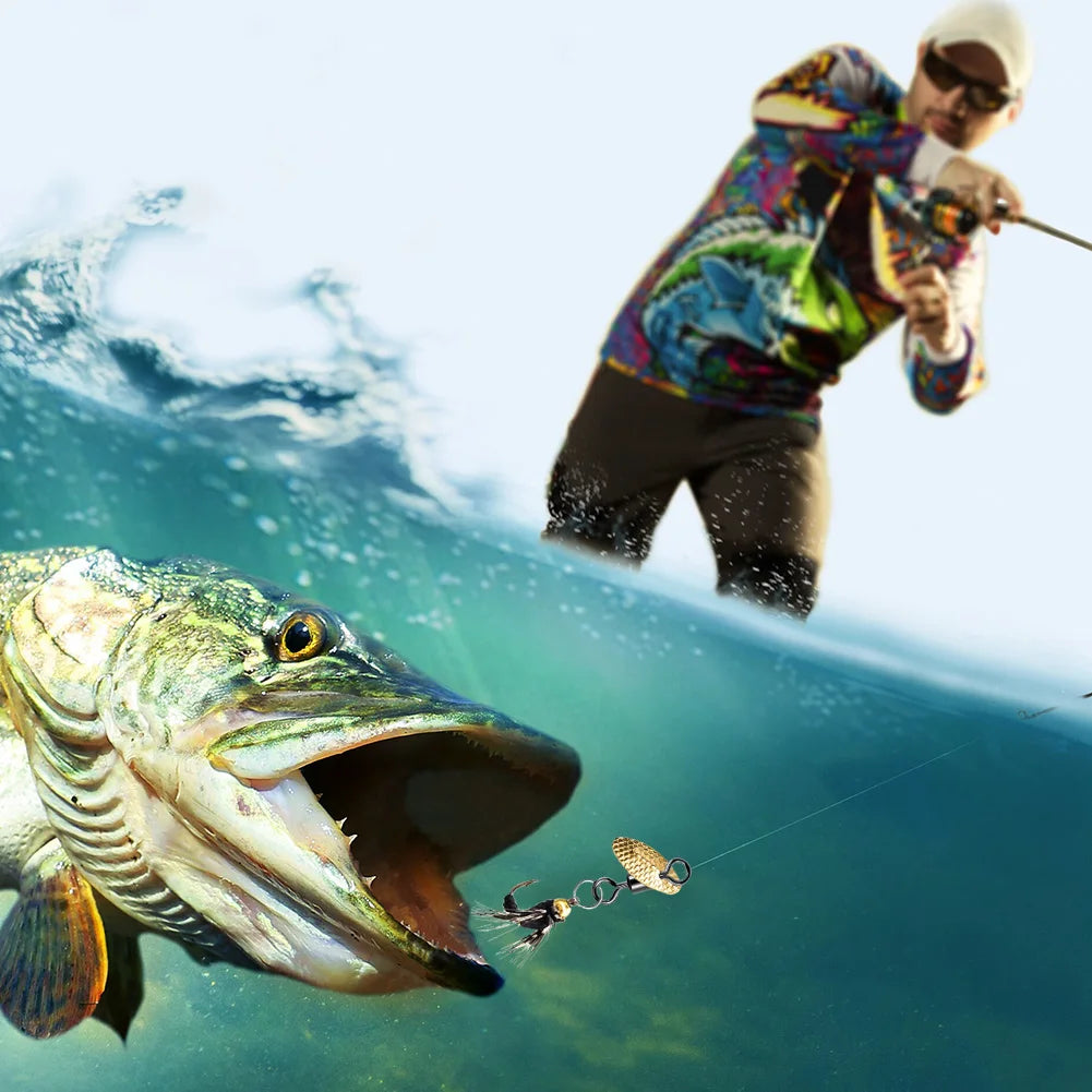 5Pcs River and Lake Spinners-- Trout and Panfish !