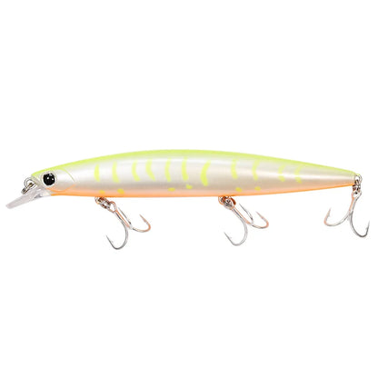 B&U 135mm 27.1g Ultra Long Casting 135S Saltwater Sinking Minnow--GREAT for Seabass, Stripers, Salmon, Steelhead, Coastal Trout, Pike, Musky & other PREDATORS