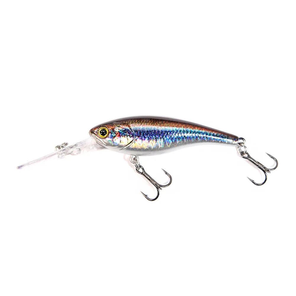 B&U Fishing Lures- Suspending Crankbait with Long Casting System, Hard Bait- 58mm 3D Printing