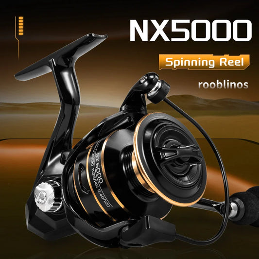 NX Spinning Reel, 10KG Max Drag Power, High Speed,  Adapt to Any Water Body