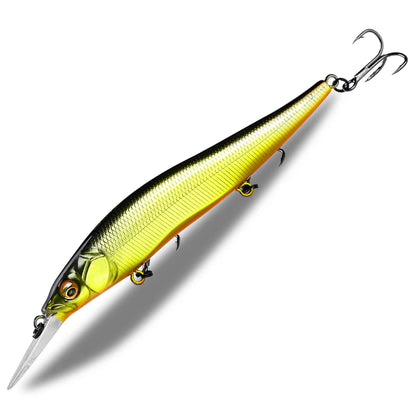 ASINIA Professional  110mm 14g Dives 1.8m/ SP Fishing Lures 
JERKBAIT FOR BASS, PIKE, WALLEYE, TROUT/SALMON, PERCH, CRAPPIE