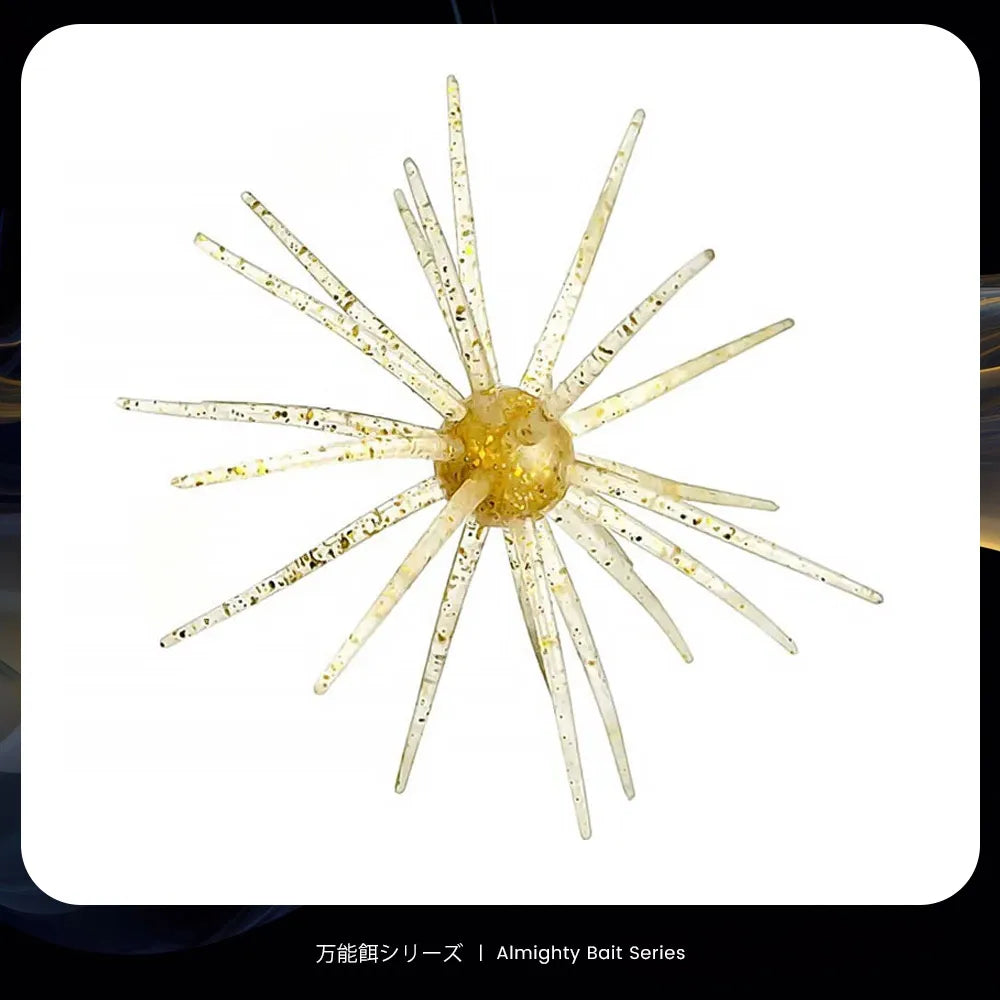 Bazooka 2.8g 8.7g Fishing Lure Simulated PVC Sea Urchin , Silicone- For Bream,  Bass, Tilapia