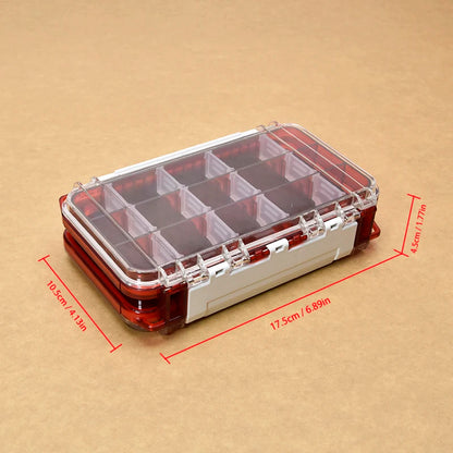 Waterproof Fishing Tackle Box- Double-Sided Lure Box