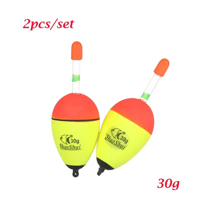 2/20/40pcs Fishing Tackle Luminous Fishing Buoyancy Float, Foam Float Bobber