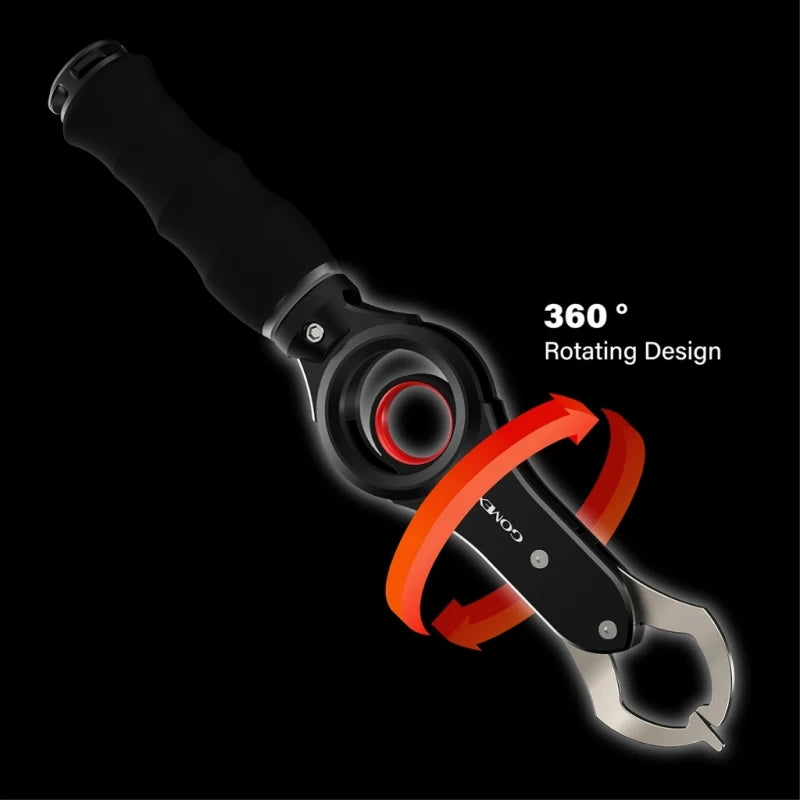 Gomexus Fish Lip Gripper with Scale, Max 40lbs , for Safe Handling Fish