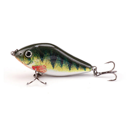 GOBASS Sinking Jerkbait- VIB Lure 60mm 13g Rattlin' Lipless Crankbait/ for BASS, PIKE, WALLEYE, TROUT, SALMON- INSHORE GAMEFISH