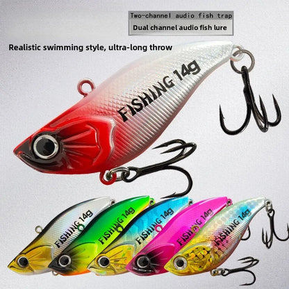 10Pcs Plastic VIB Fishing Lure- Rattling, Vibrating Hard Lure Kit- Bass ,Trout, Walleye, Pike